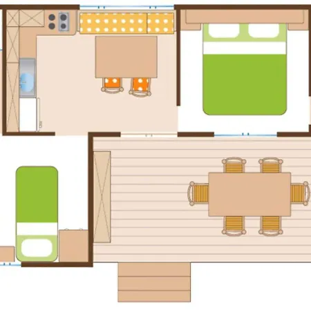 Mobile In With Private Garden Vakantiehuis *